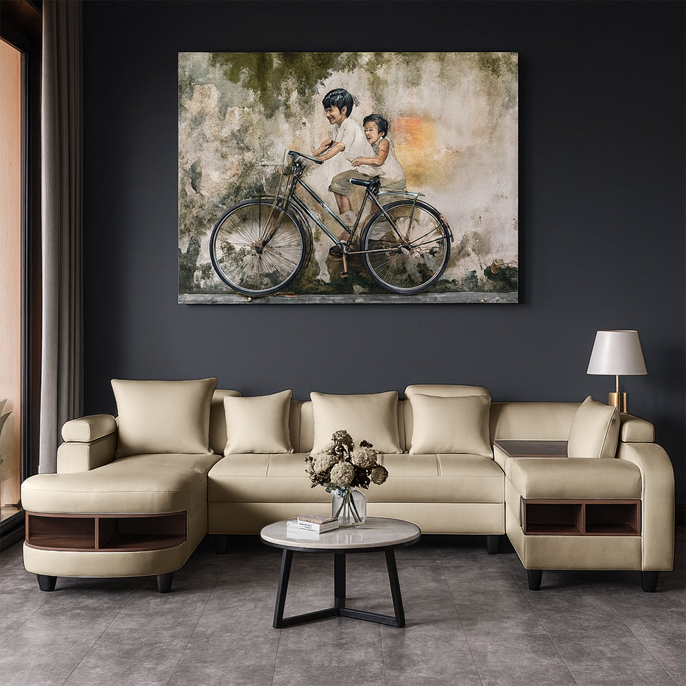 Clarence U Shape Sectional Corner Sofa- PU