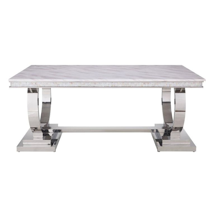 Nyla Marble Top Dining Table