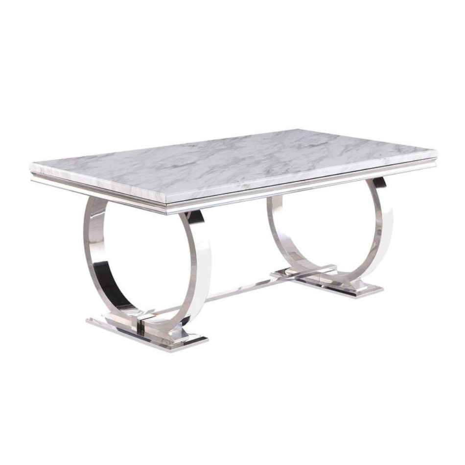 Nyla Marble Top Dining Table