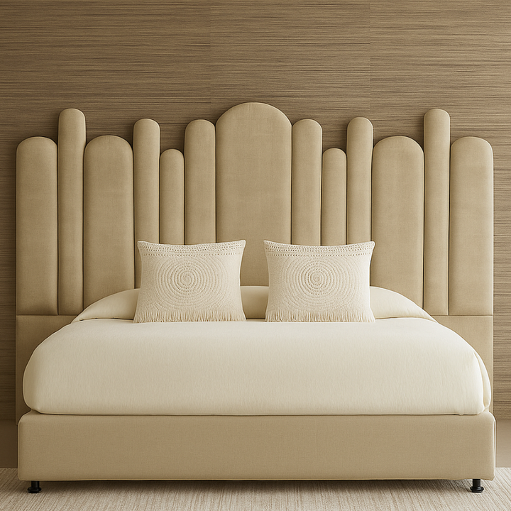 Yardley Artisty Overlap Linen Headboard Only
