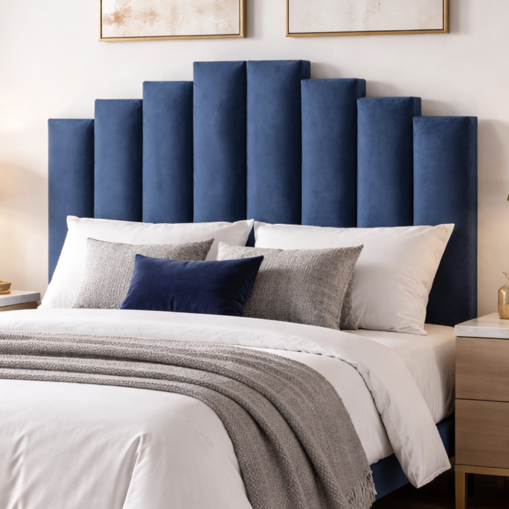 Cahya Steps Panel Headboard