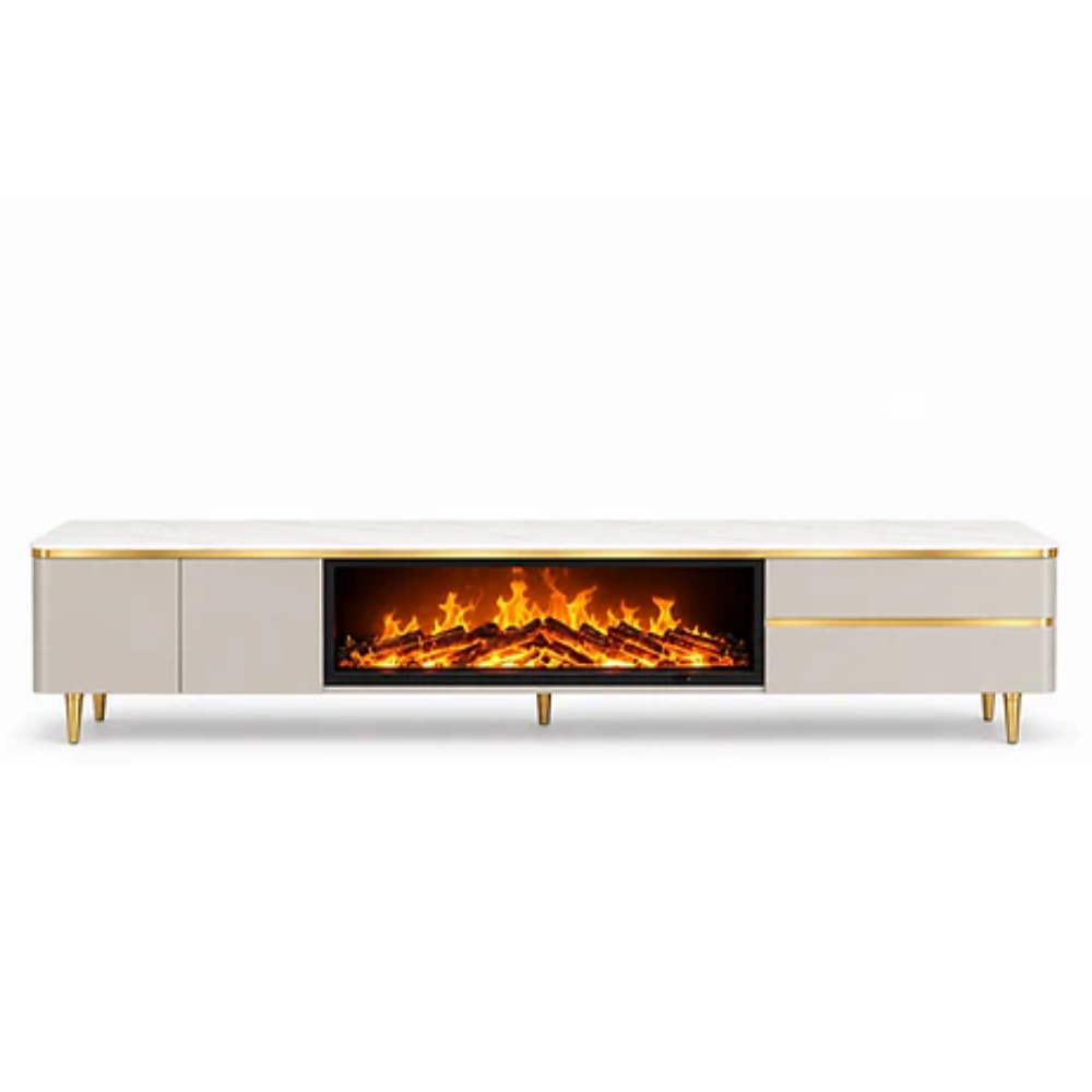 Ravioli Fireplace Plasma Stand