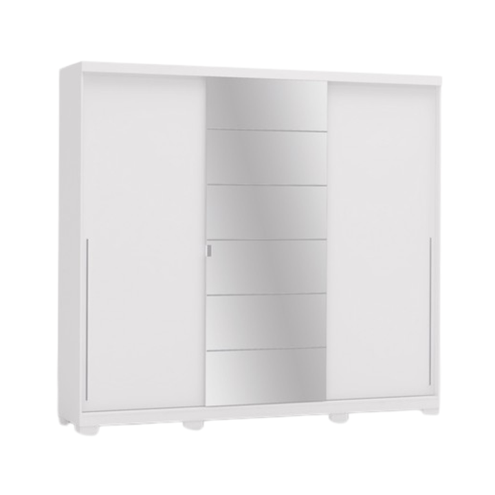 Leonardo 3 Door Sliding Brazilian Wardrobe