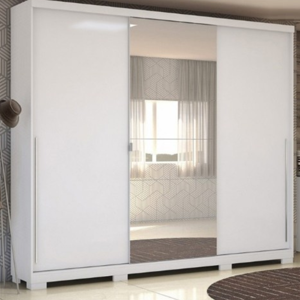 Leonardo 3 Door Sliding Brazilian Wardrobe