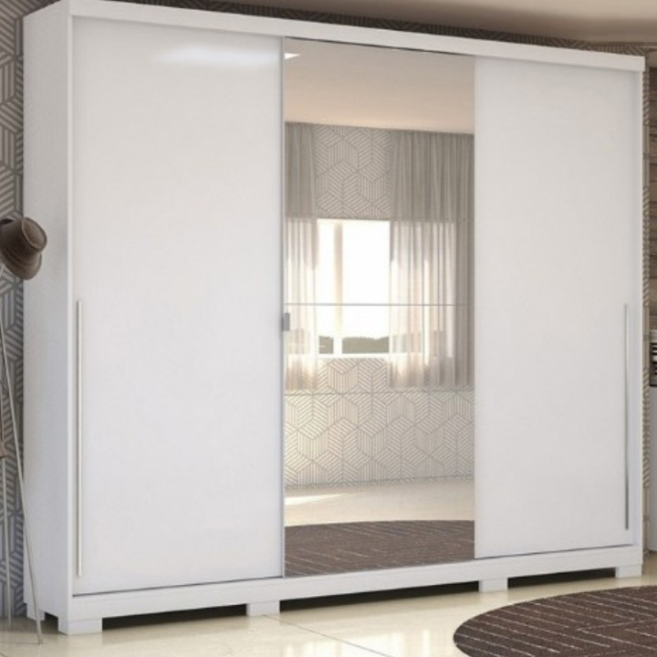 Leonardo 3 Door Sliding Brazilian Wardrobe