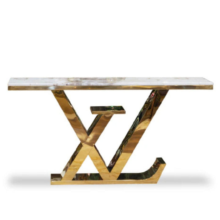 Ladonna Marble Top Console Table