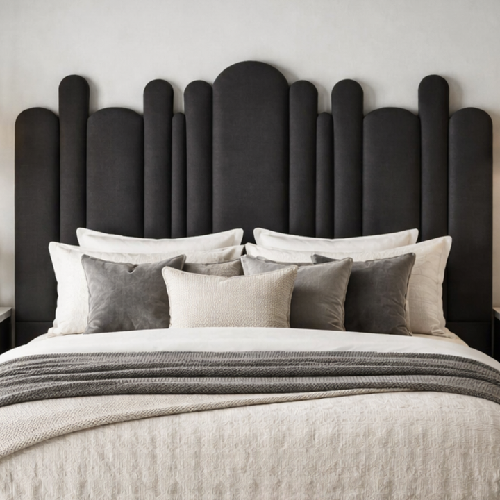 Yardley Artisty Overlap Linen Headboard Only