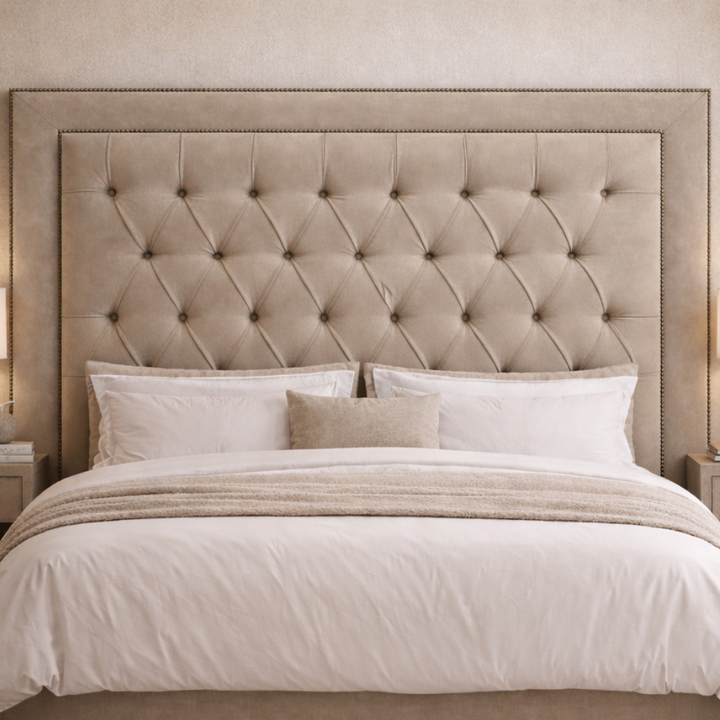 Penny Buttoned Headboard