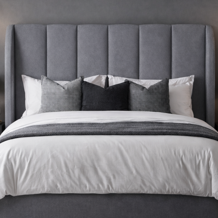 Celestia Upholstered Wingback Headboard