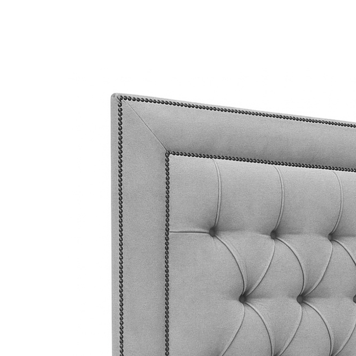 Penny Buttoned Linen Headboard