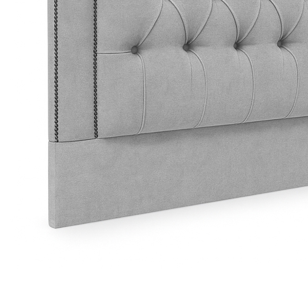 Penny Buttoned Linen Headboard