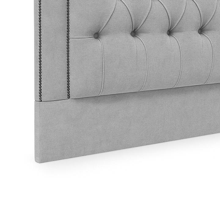 Penny Buttoned Linen Headboard