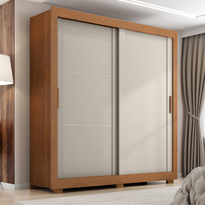 Titanium 2-Door Sliding Wardrobe