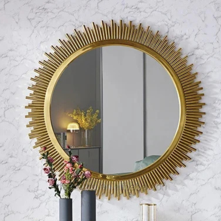 Iona Round Wall Decorative Mirror