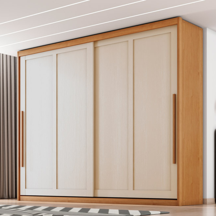 Atraente 2-Door Sliding Wardrobe with 6 Drawers