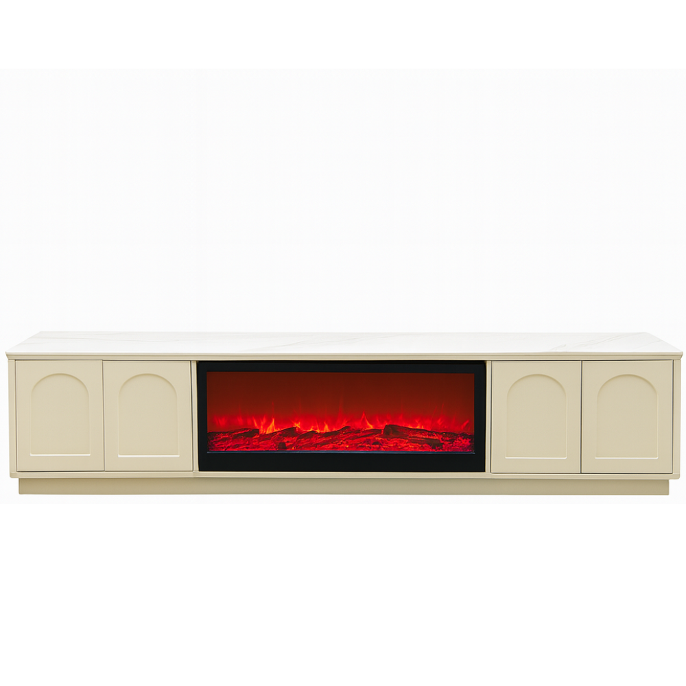 Mallory Modern Fireplace Plasma Stand