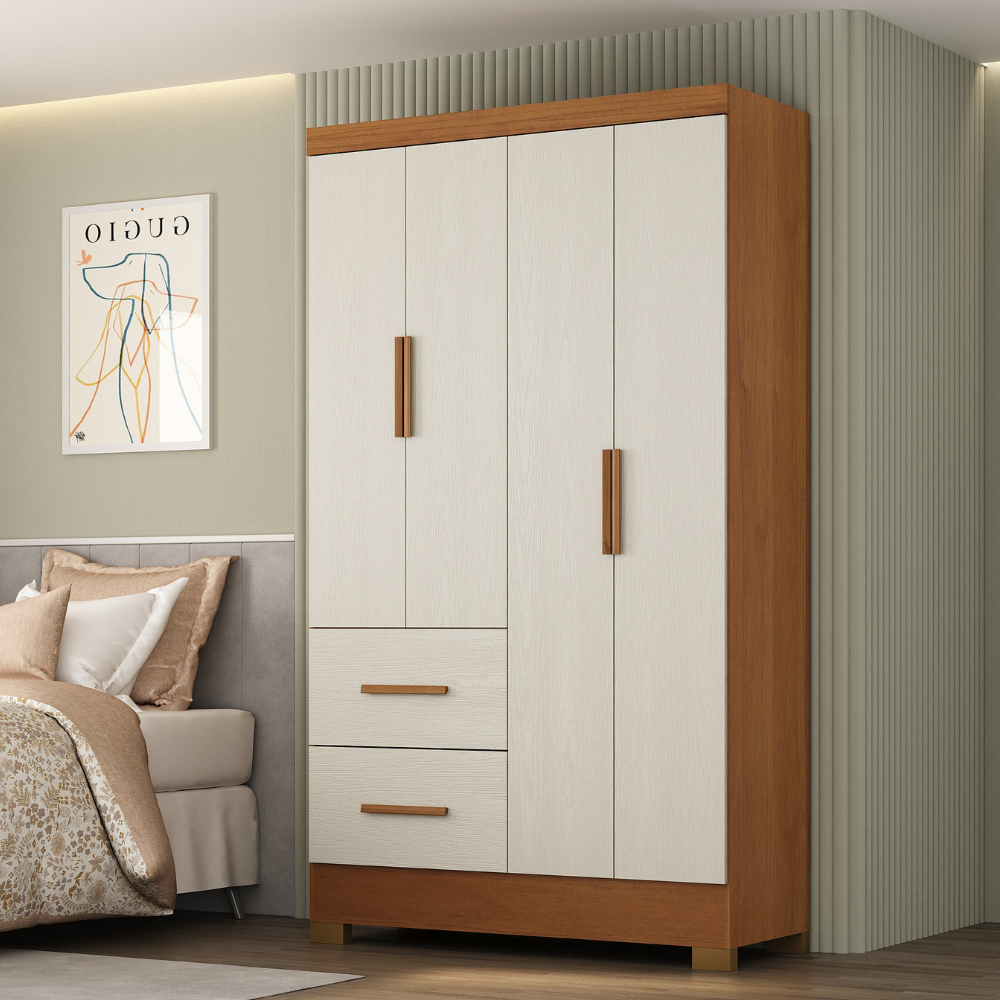 Primordial Max 4-Door Wardrobe with 2 Drawers
