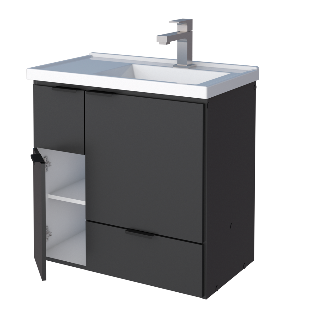 Orquídea Wooden Bathroom Vanity 60cm