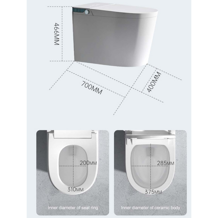 Harlem Ceramic Smart Toilet – Intelligent Comfort & Hygiene