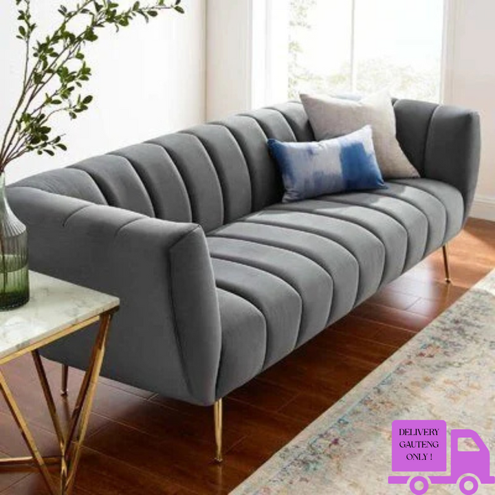 Zoey 3 Seater Stripe Couch