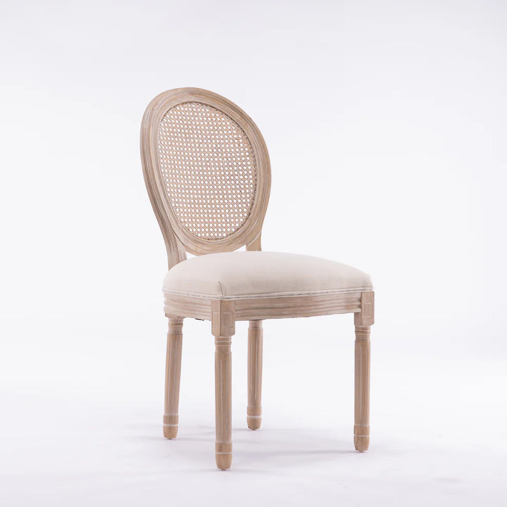 Rattan French Style Dining Chair – Set of 2