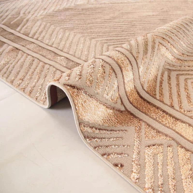 Alin Gold Beige Rug – 160 x 230 cm