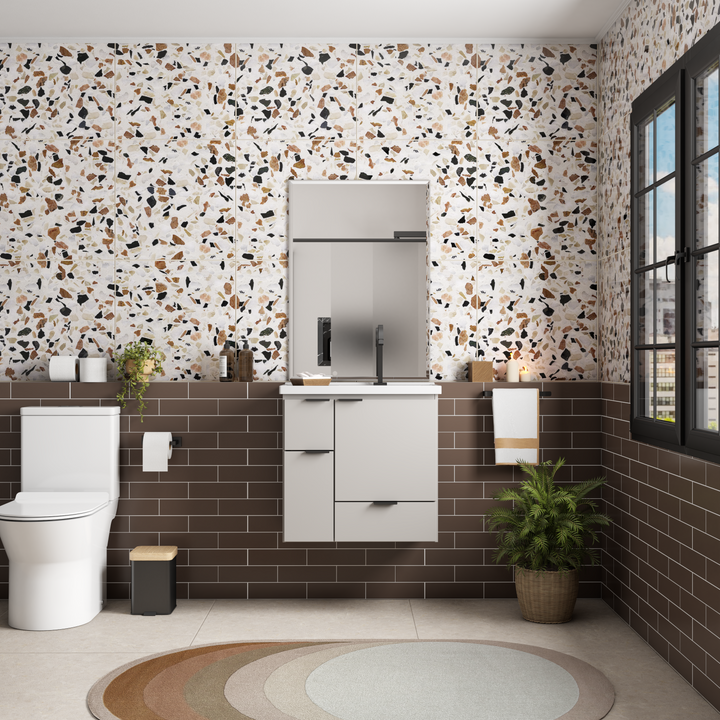 Orquídea Wooden Bathroom Vanity 60cm