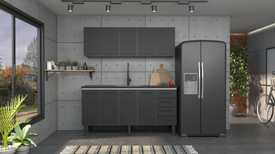 Juno Steel Kitchen Cabinet