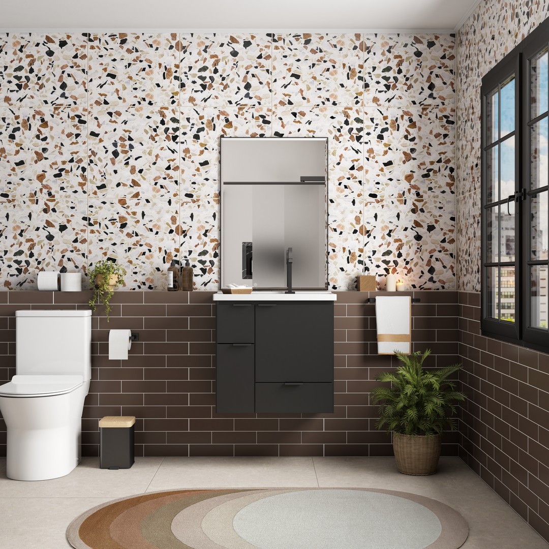 Orquídea Wooden Bathroom Vanity 60cm