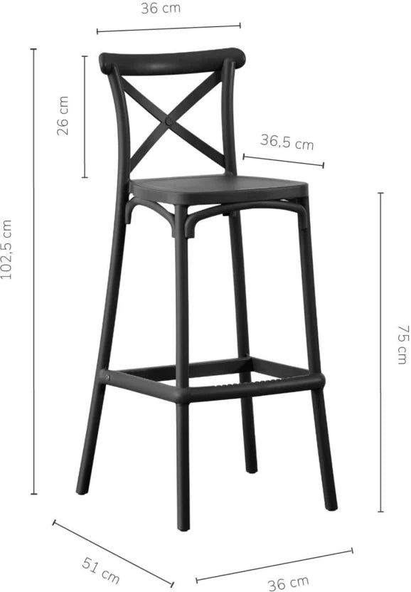 Astaire Vintage Bar Chair