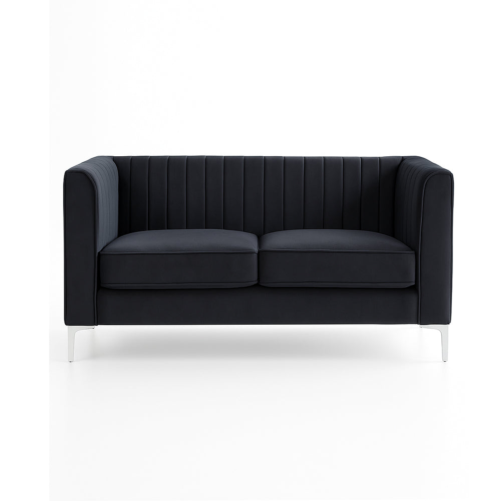 Oxford Two Seater Stripe Velvet