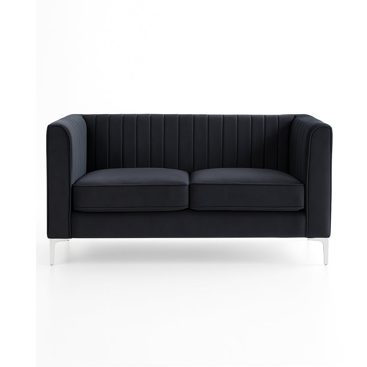 Oxford Two Seater Stripe Velvet