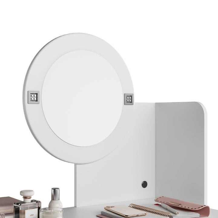 Aurea Dressing Table with LED Mirror