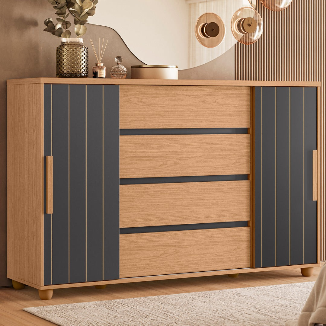 Evidenza 2-Door Sliding Chest of Drawers