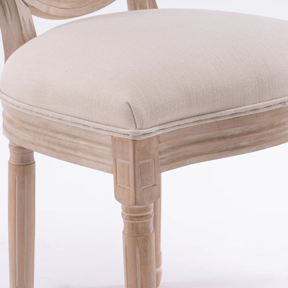 Rattan French Style Dining Chair – Set of 2