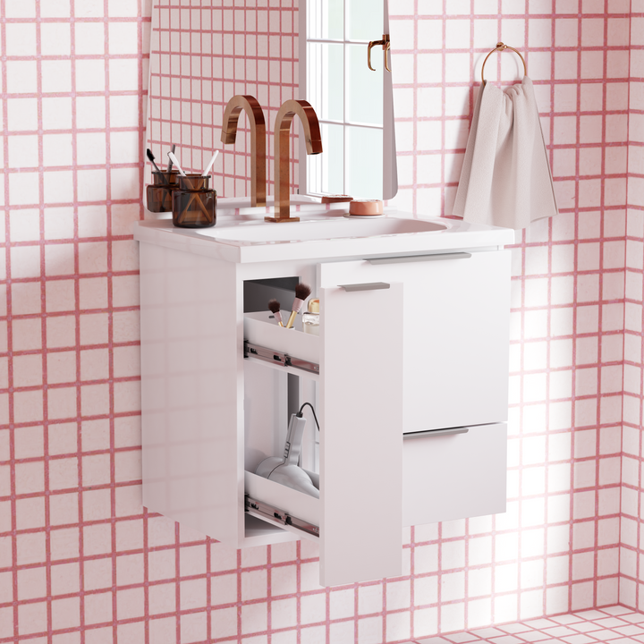 Caqui Steel bathroom Vanity