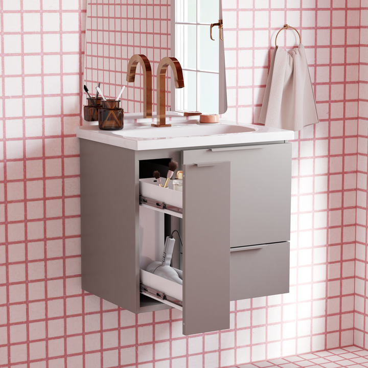 Caqui Steel bathroom Vanity