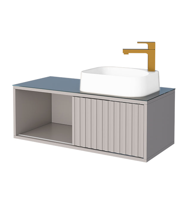 Lugo Wooden Bathroom Vanity With Libra Basin