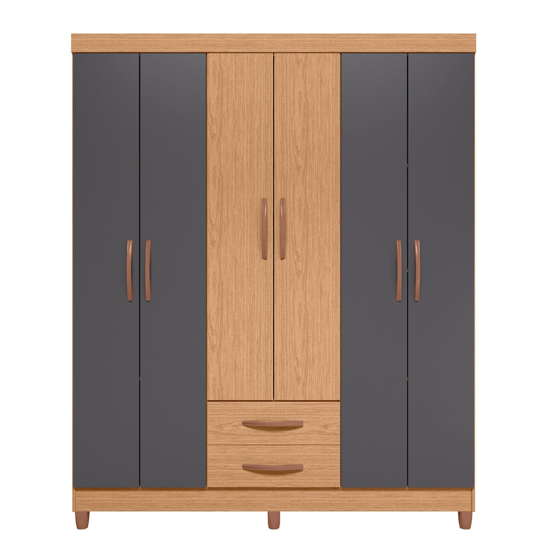 Ambar 6-Door Wardrobe