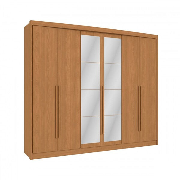 Ramses 6 Door and 6 Drawer Wardrobe with Mirror