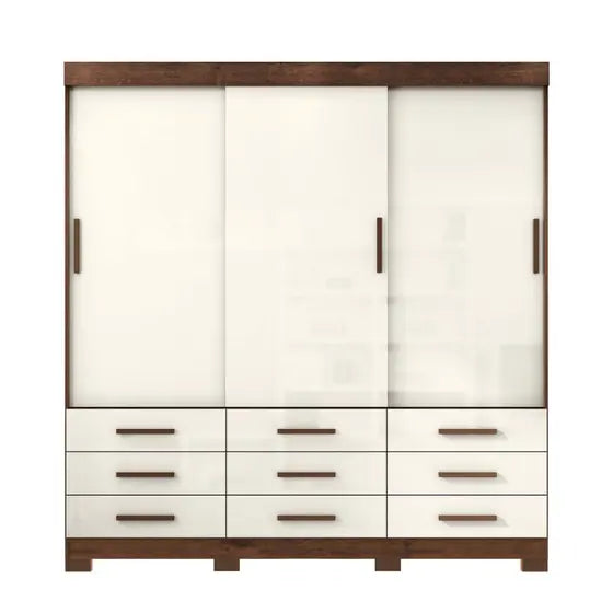 iDeale Max 3-Door 9-Drawer  Wardrobe