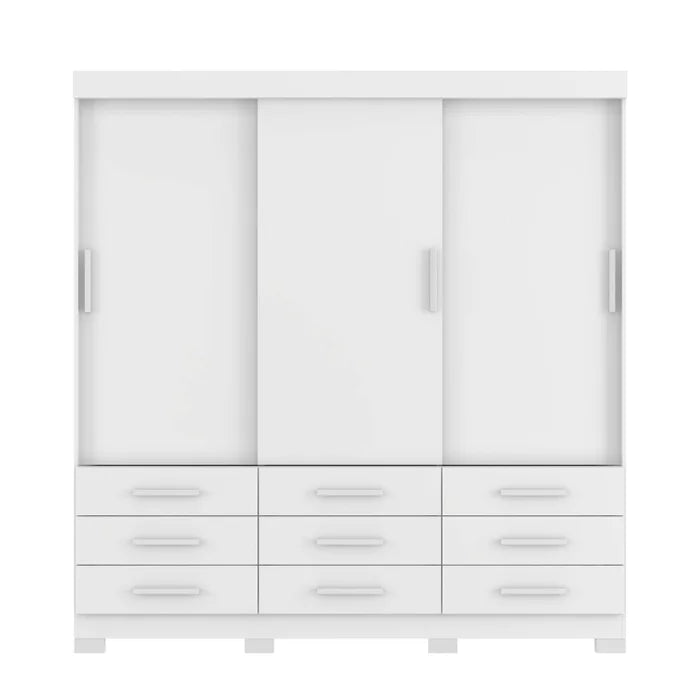 iDeale Max 3-Door 9-Drawer  Wardrobe