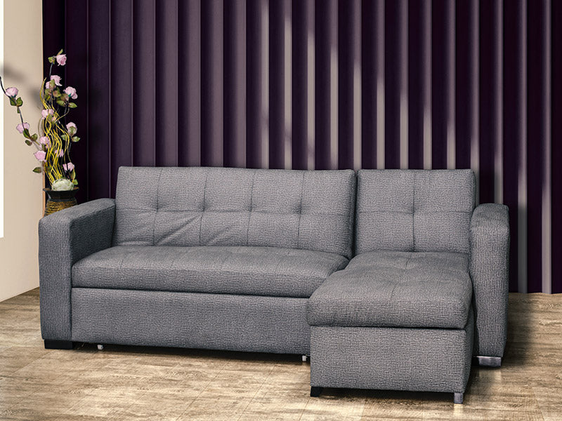 Helena L Shape Corner Sofa With Daybed