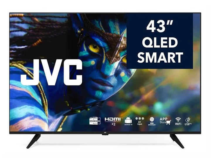 JVC 43” QLED Google Smart TV