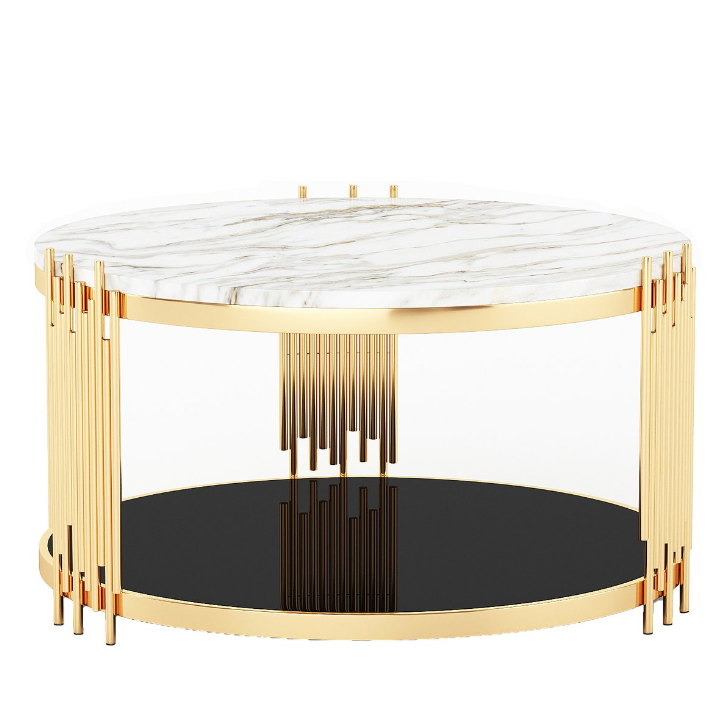Gizelle Marble Top Coffee Table