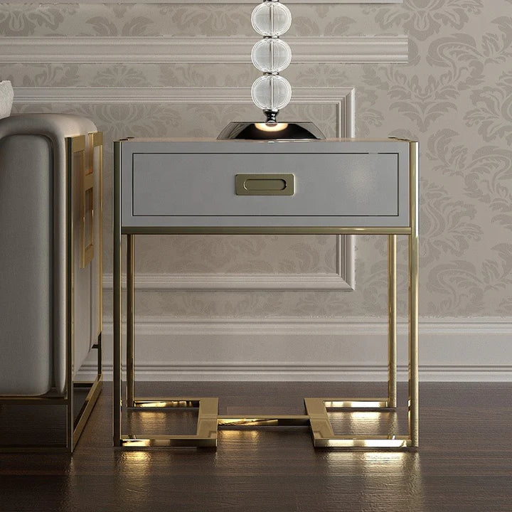 Daphne Modern Light Luxury Rectangular Pedestal