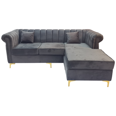 Odel Stripe 3 Seater Couch
