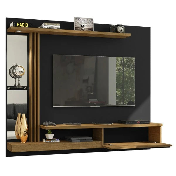 Denver Panel With LED And Glass Shelf
