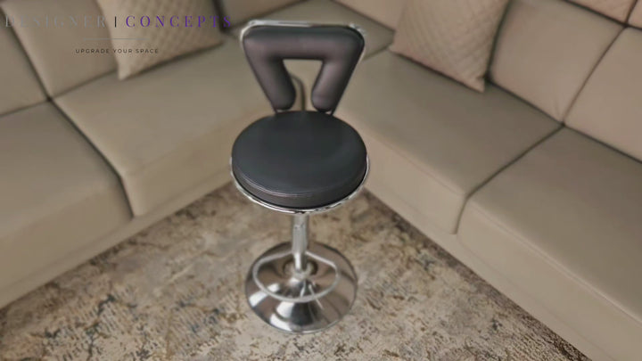 Lobelia Diamond Bar Stool