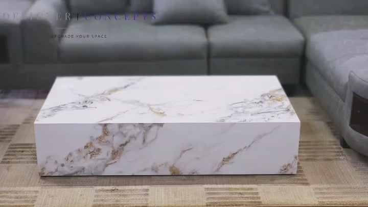 Aurello Luxury Stone Marble Coffee Table